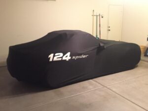 51Sf19O03aS-124 Genuine Mopar Car Cover Black W/ Abarth Logo