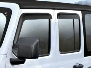Genuine Mopar Side Window Air Deflectors – 4 Door – Tinted Smoke
