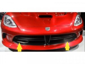 Genuine Mopar Ground Effects Carbon Fiber Front Air Inlet Bezels